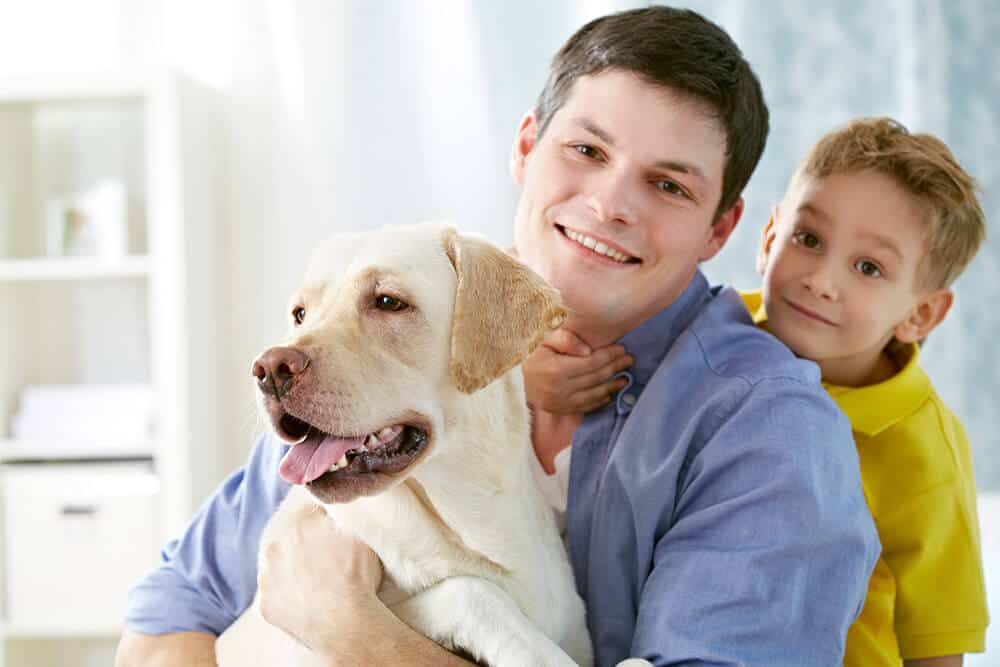 Father, Son and Dog
